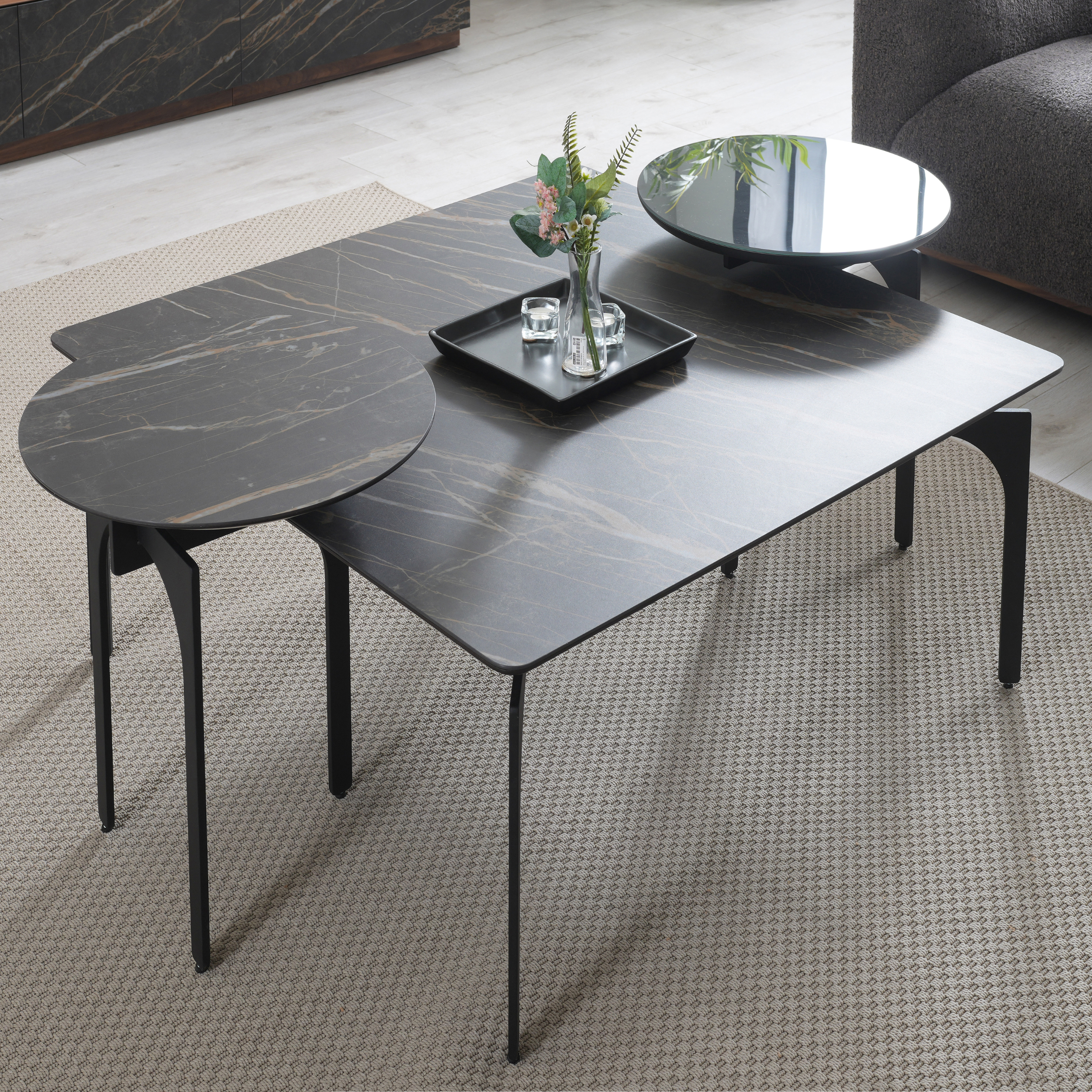 Table d’Appoint en verre SALVATORE
