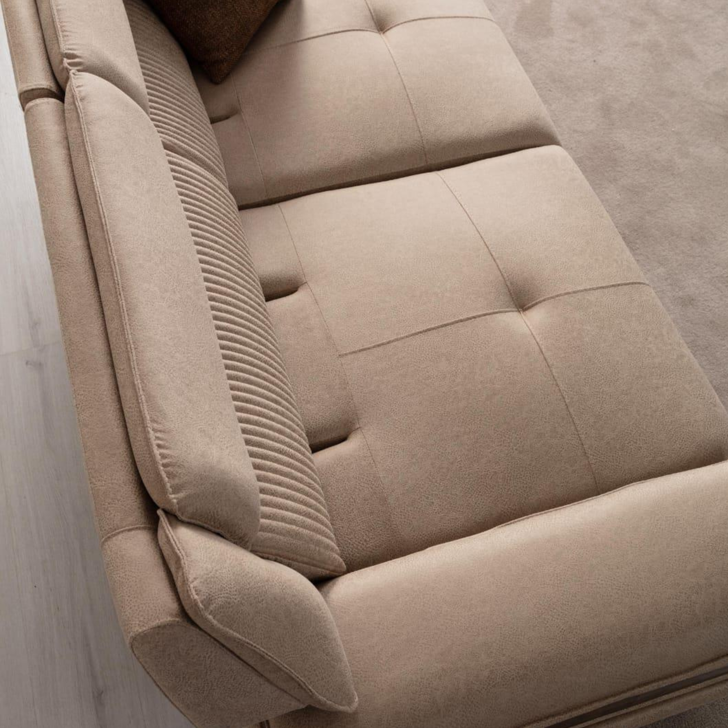 Canapé 3 Places PRESTON Beige