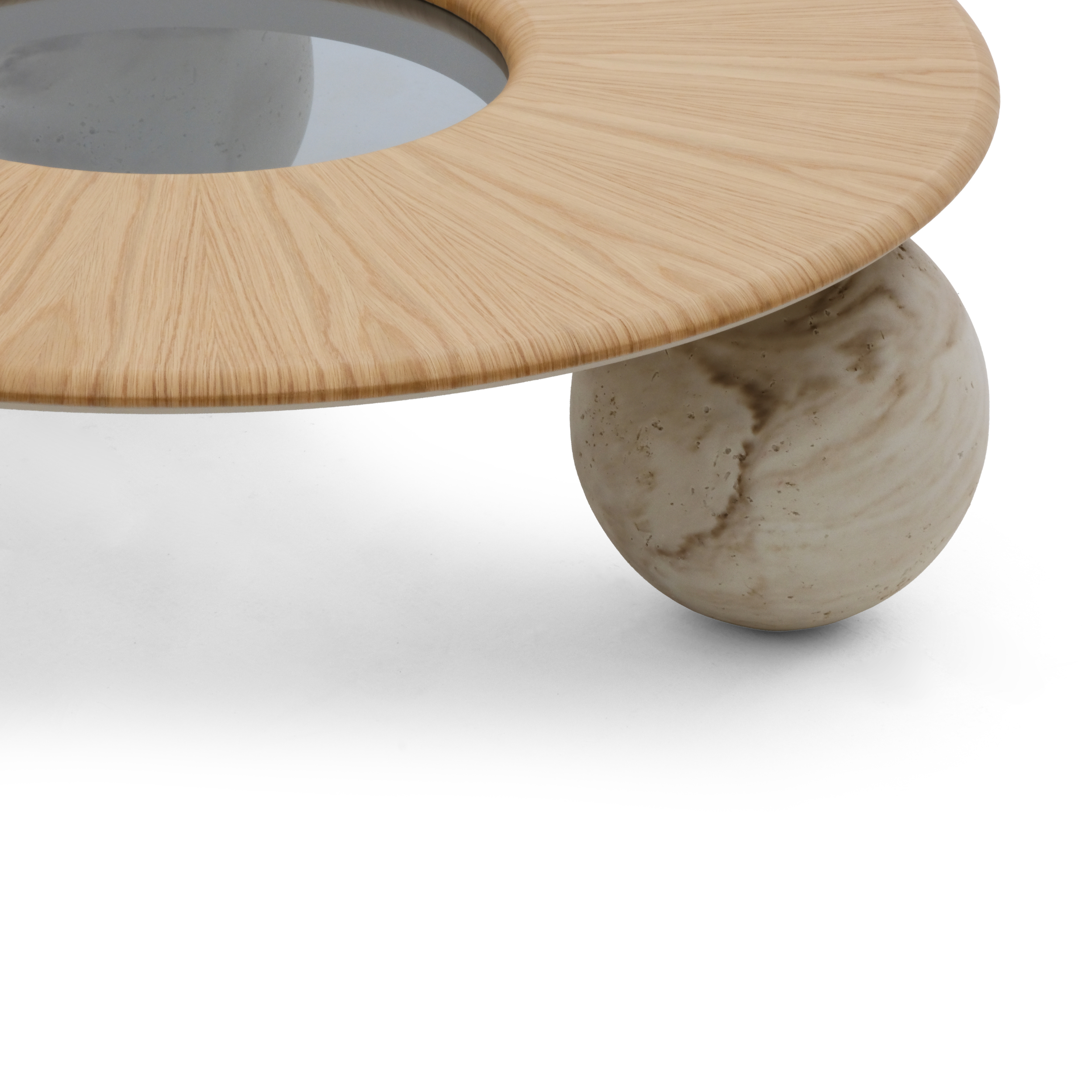 Table Basse ORB beige Design Chic & Moderne