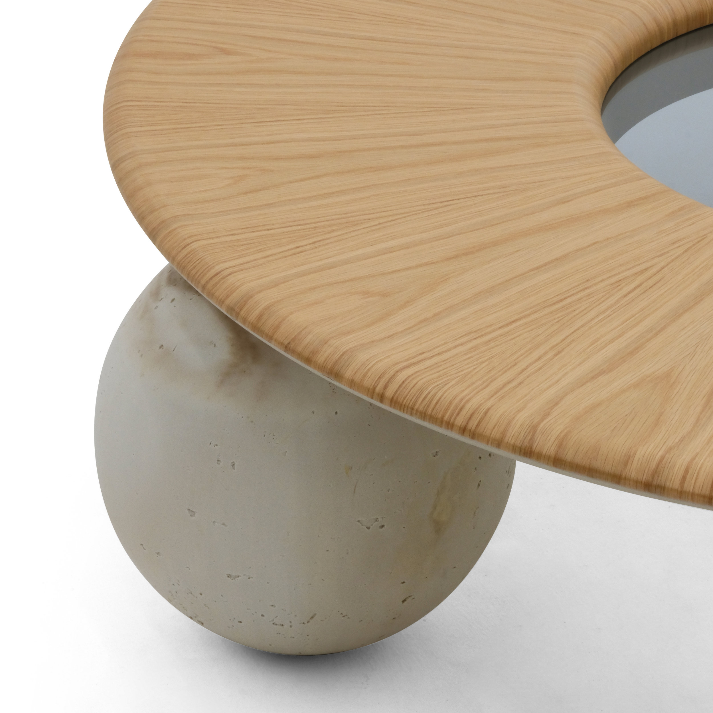 Table Basse ORB beige Design Chic & Moderne