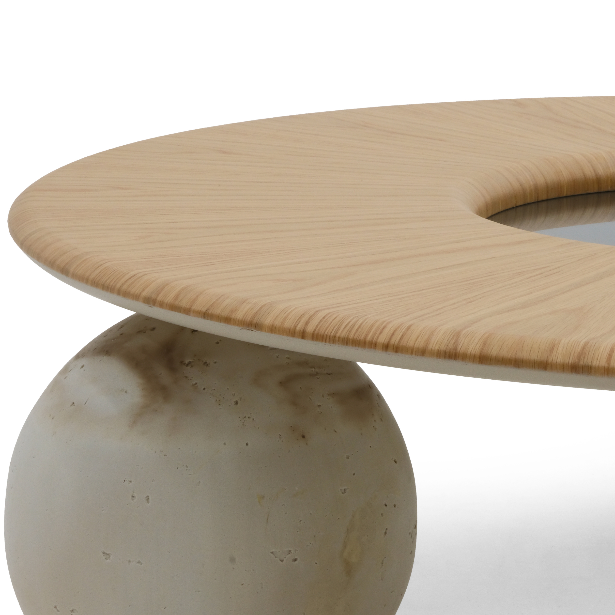 Table Basse ORB beige Design Chic & Moderne
