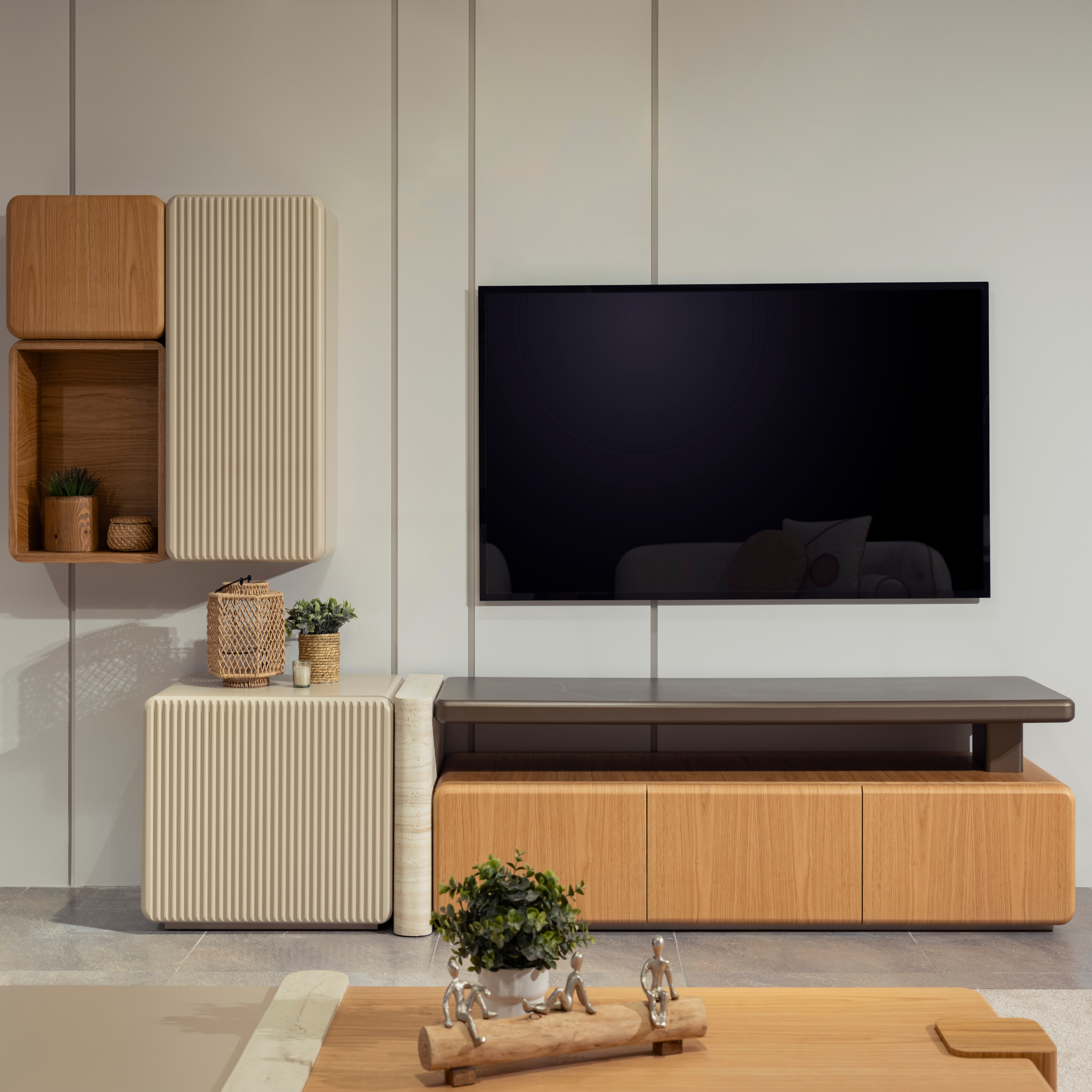 Meuble Tv FAIRMONT + Coffret mural
