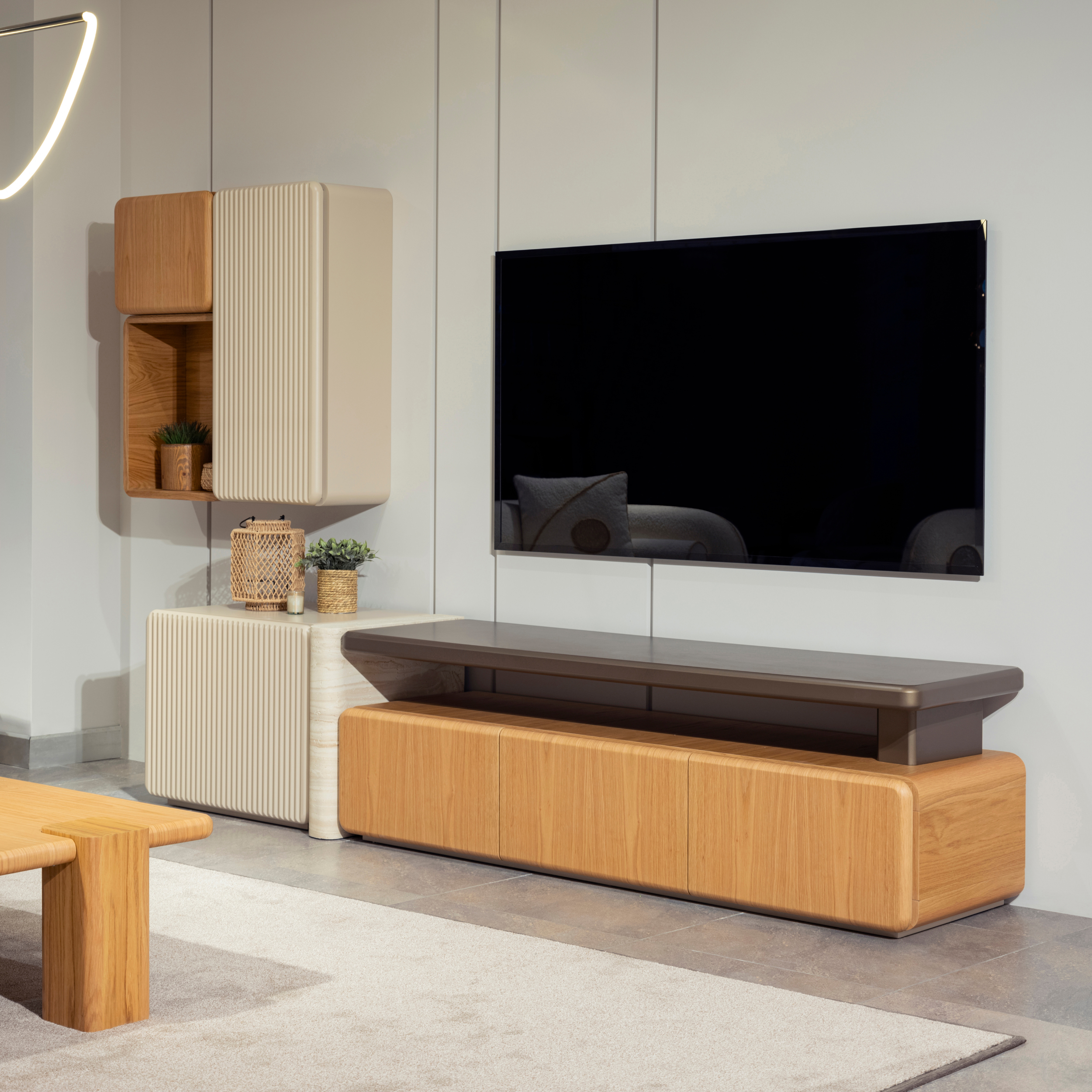 Meuble Tv FAIRMONT + Coffret mural