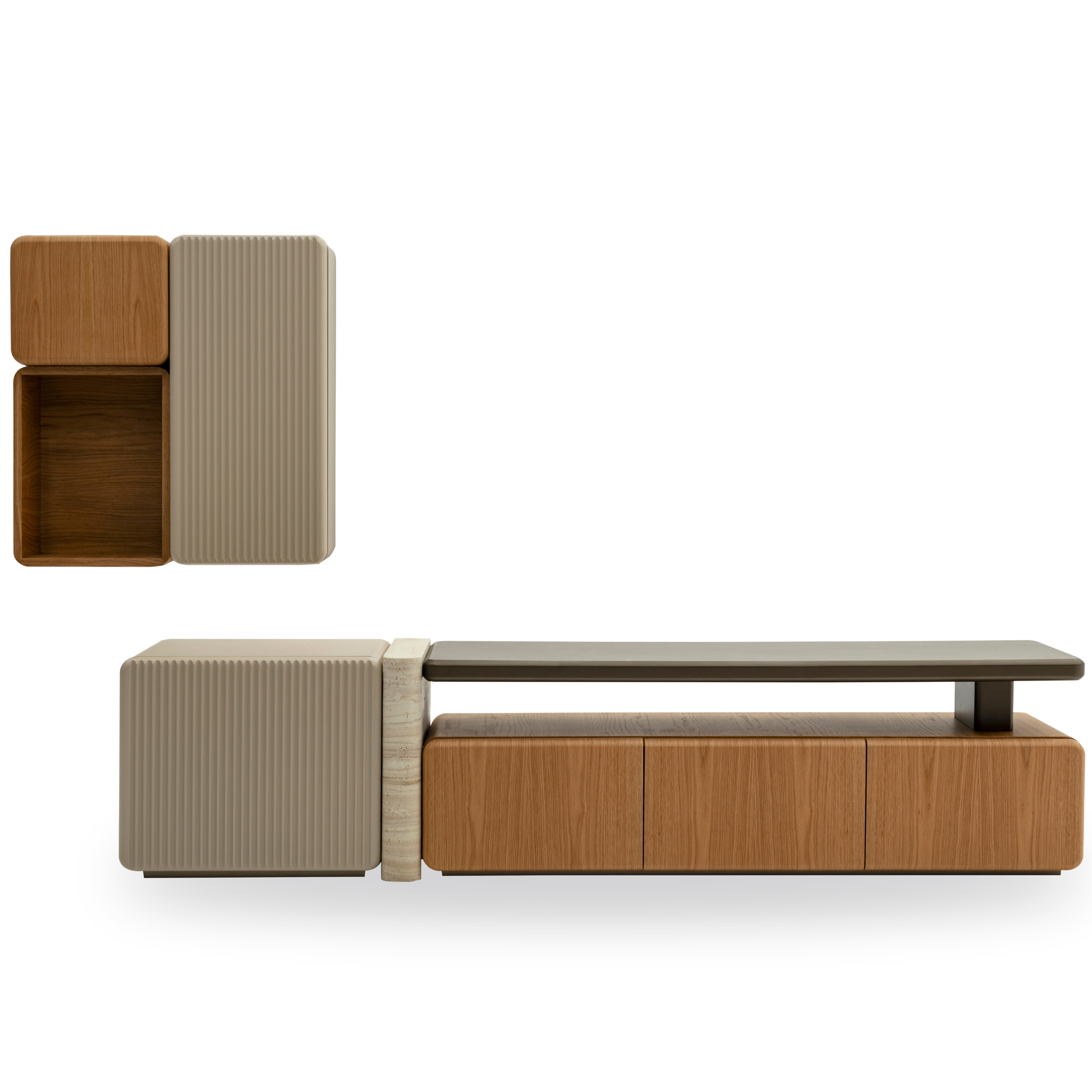 Meuble Tv FAIRMONT + Coffret mural