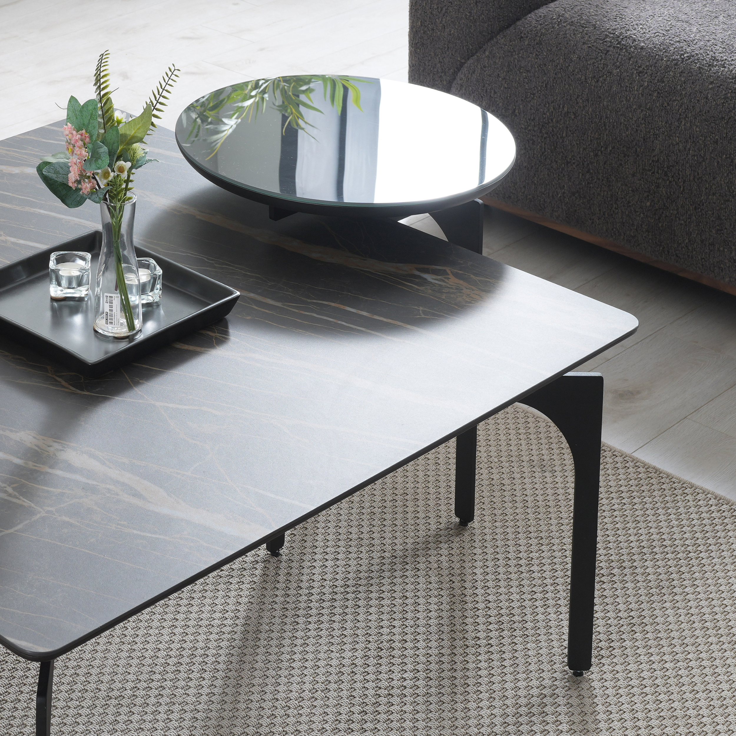 Table d’Appoint en verre SALVATORE